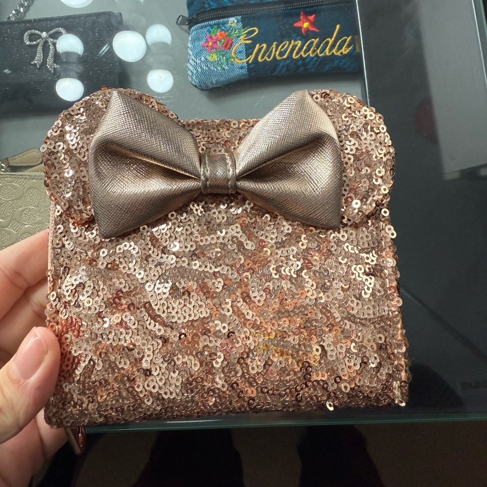 Minnie Mouse Wallet - Rose Gold